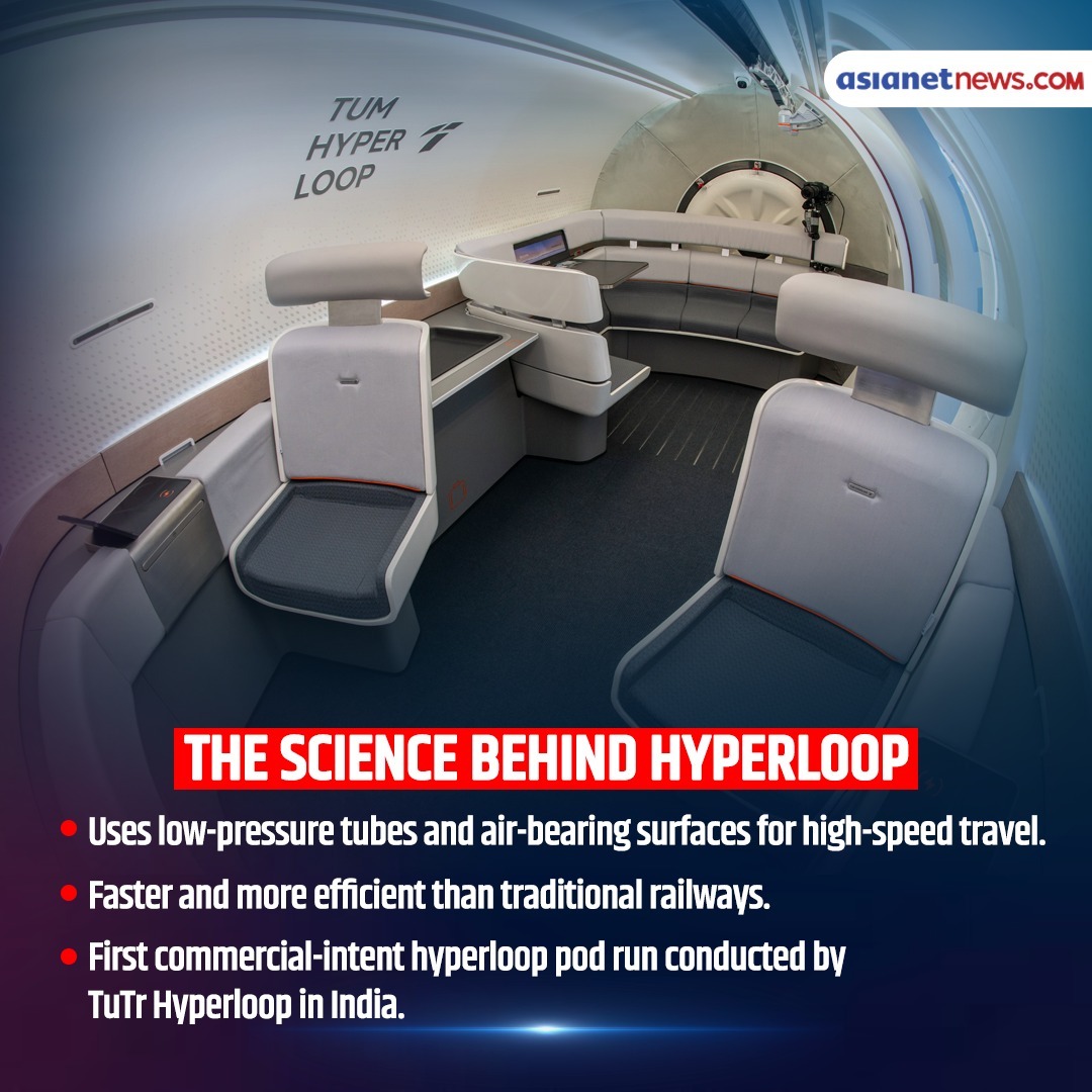 AsianetNewsEN's tweet image. India is taking a giant leap in futuristic transportation! A groundbreaking project is set to redefine high-speed travel. 

#India #Hyperloop #Railways #AsianetNewsable

🌐 newsable.asianetnews.com
🎥 youtube.com/asianetnewsable
