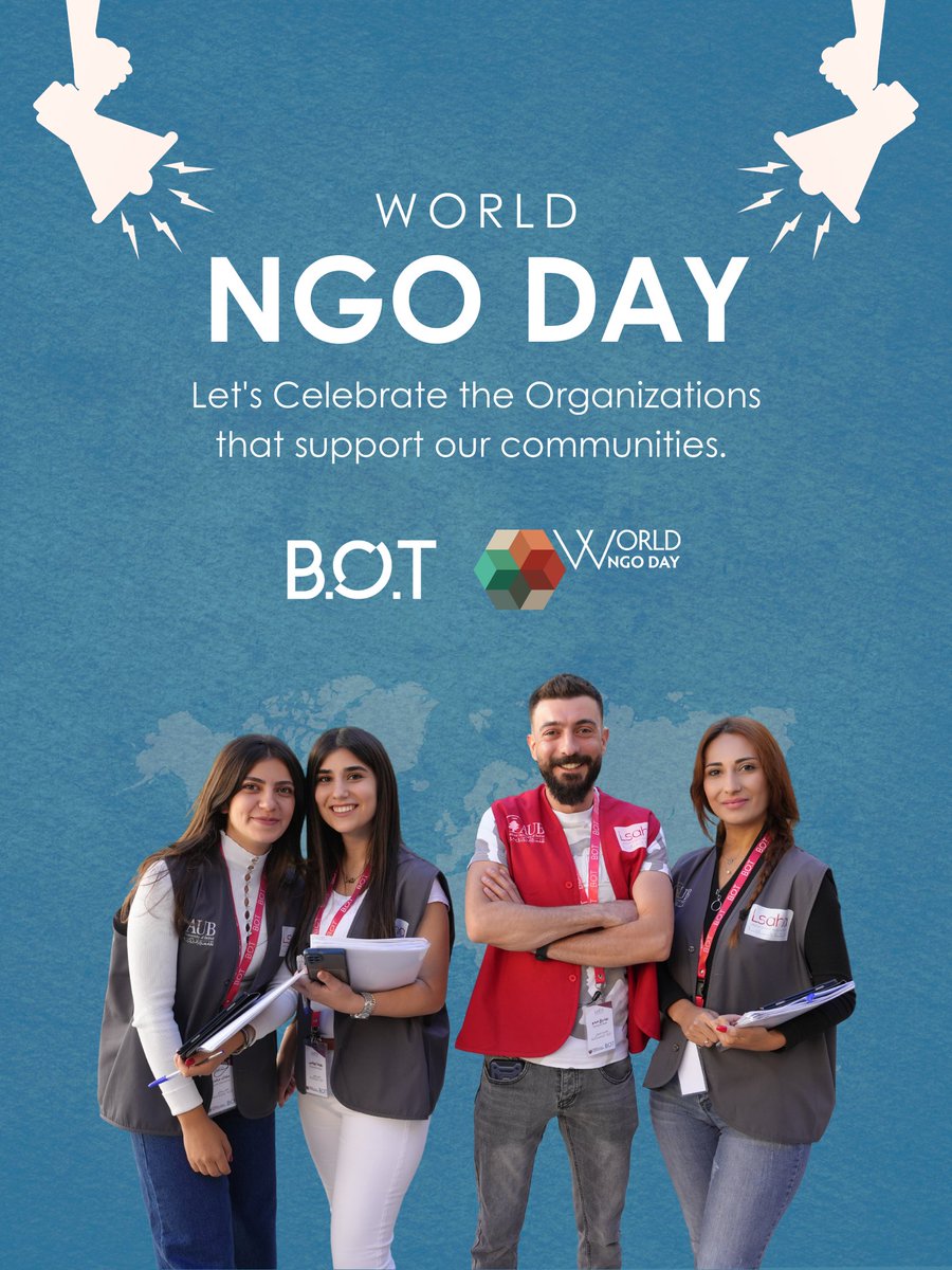 On #WorldNGODay, we honor the NGOs working relentlessly to support our communities. Their efforts bring hope, aid, and real change. Let’s stand with them today—and every day. 💙 #SupportNGOs #CommunityImpact