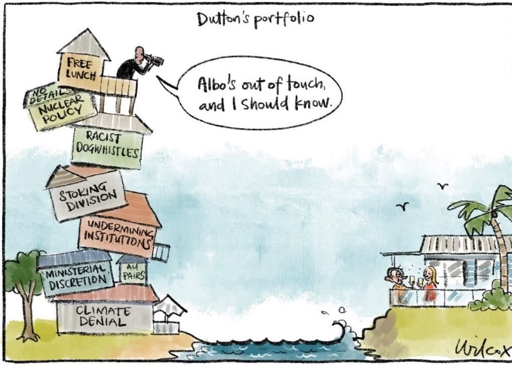 Cathy Wilcox doesn’t disappoint.   #auspol