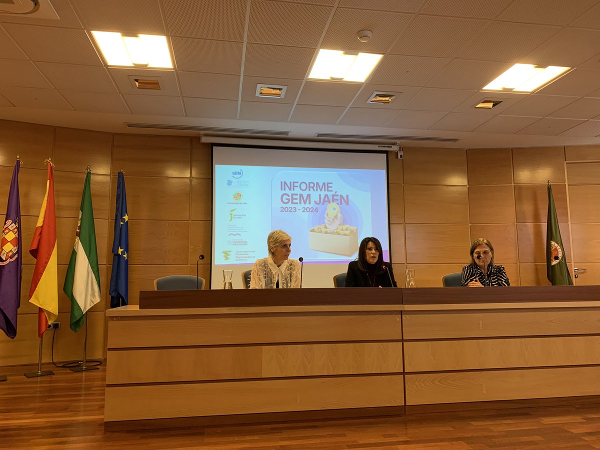 Presentación del Informe GEM Jaén 2023-2024 en <a href="/ujaen/">Universidad de Jaén</a> 

Gracias al apoyo de <a href="/dipujaen/">Diputación de Jaén</a> y <a href="/fundfmeseguer/">Fundación Fulgencio Meseguer</a> y de los emprendedores que colaboran en el informe

<a href="/GEMNOW/">Global Entrepreneurship Monitor</a> 

#emprendimiento #emprendedores #emprender 

fundacionfulgenciomeseguer.org/assets/archivo…