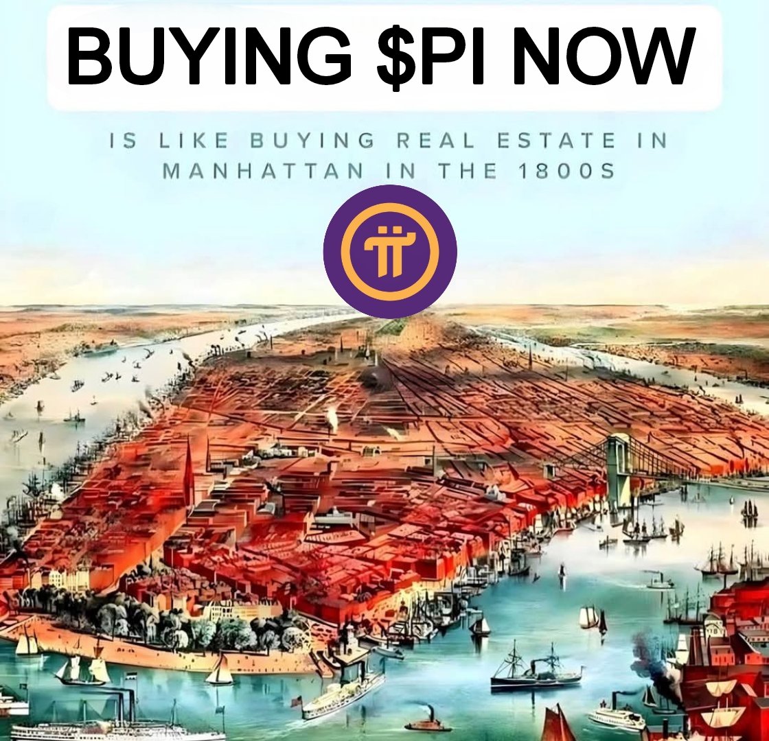 WAKE UP! ⏰  $PI is the REAL ESTATE of the FUTURE! 🏡 FOMO will be REAL! Don't let this SLIP AWAY! 💨 BUY $PI and BUILD YOUR EMPIRE! 👑