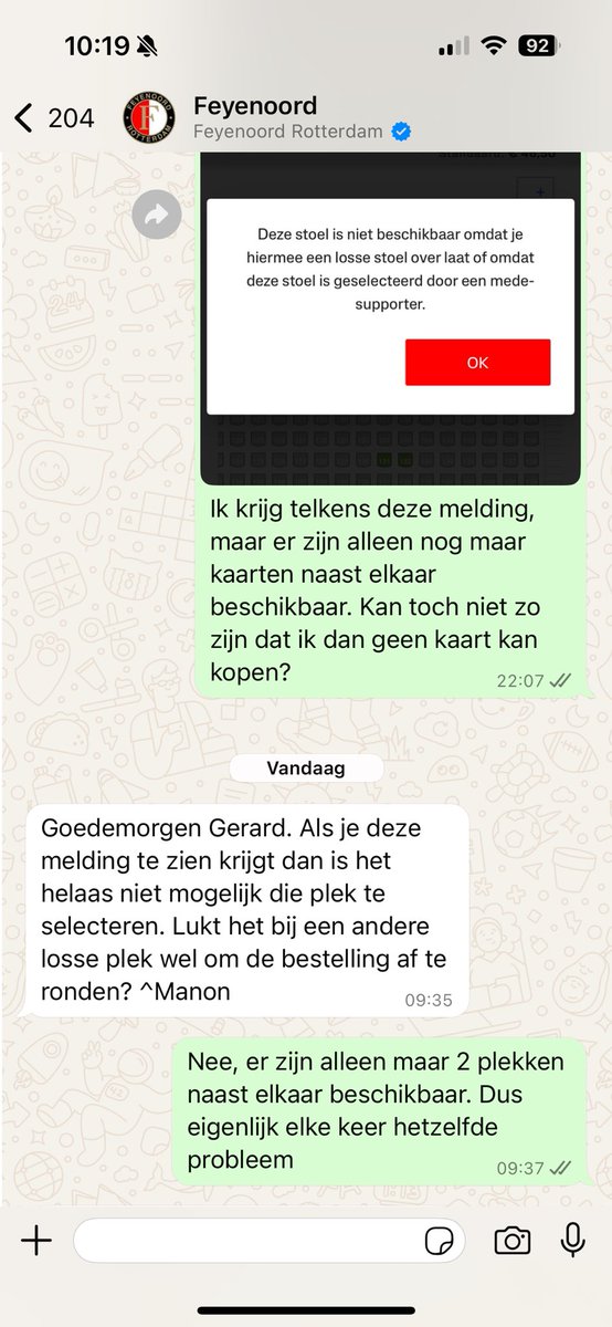 1908_1992's tweet photo. @eenzamekameraad niet echt inclusief naar alle eenzame kameraden. @VraagFeyenoord kan/wil niet helpen.. https://t.co/YI1Gnhu69q