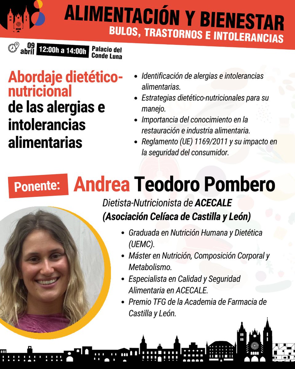 📢Ciclo Aʟɪᴍᴇɴᴛᴀᴄɪóɴ ʏ ʙɪᴇɴᴇꜱᴛᴀʀ

🥦🍏Una buena alimentación es esencial para una vida saludable: analizamos  verdades y mitos que condicionan nuestro bienestar y la relación que tenemos con la comida

🔗tourdeltalento.org/es/evento-2025…

#TourDelTalento #LeónEsp #Talento