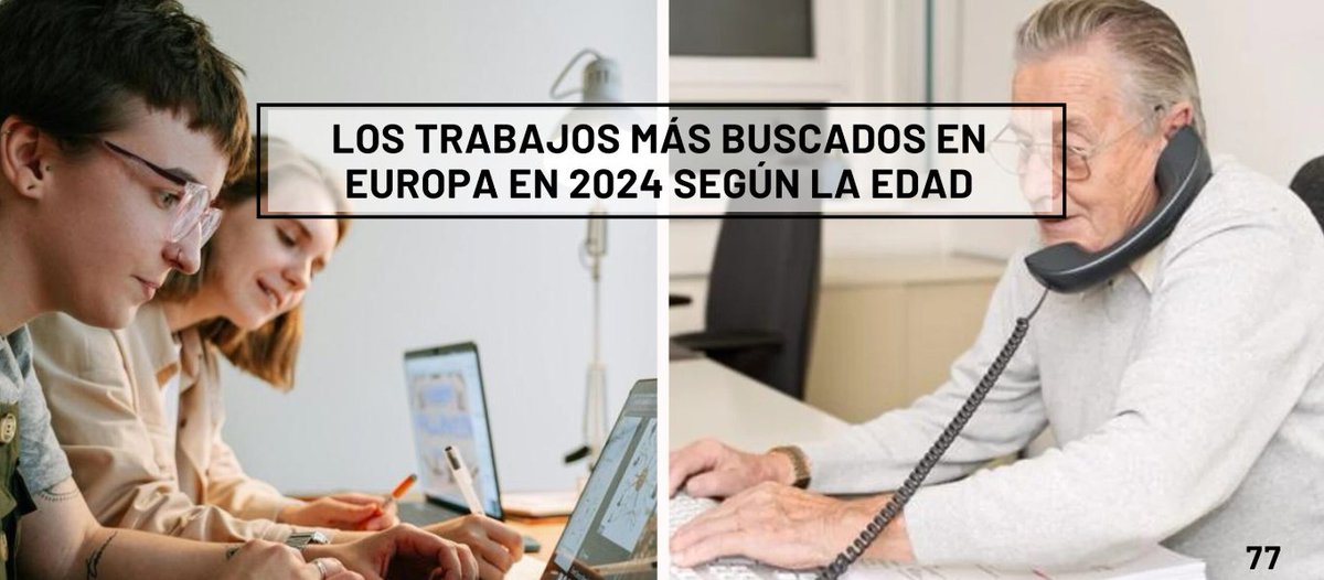 joeldoncel2007's tweet image. 📢 Los trabajos más buscados en Europa en 2024 🌍💼

👶 18-35 años: Influencers, expertos en IA 🚀
🧑‍💼 36-65 años: Abogados, profesores ⚖️📚
🌟 ¿Está tu profesión en la lista? Descúbrelo aquí 👇

🔗 jovepress.com/los-trabajos-m…

#Empleo #Trabajo #FuturoDelTrabajo
