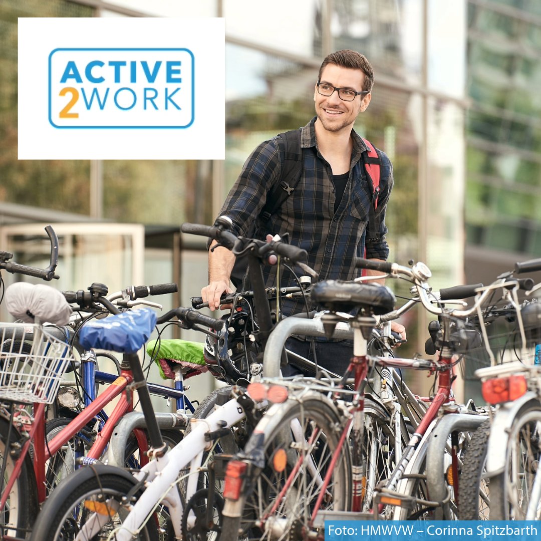 HTAI (@htai_hessen) on Twitter photo Erfolgreiche Unternehmen in Sachen #Nahmobilität im Betrieb gesucht! 🧐🤩 Mit der Landesinitiative #active2work zeichnet <a href="/WirtschaftHE/">Wirtschaft Hessen</a> #Unternehmen aus, die beim betrieblichen #Mobilitätsmanagement mit dem #Fahrrad & zu Fuß vorangehen.🚶♀️🚲
Jetzt bewerben✍️
active2work.de Erfolgreiche Unternehmen in Sachen #Nahmobilität im Betrieb gesucht! 🧐🤩 Mit der Landesinitiative #active2work zeichnet <a href="/WirtschaftHE/">Wirtschaft Hessen</a> #Unternehmen aus, die beim betrieblichen #Mobilitätsmanagement mit dem #Fahrrad & zu Fuß vorangehen.🚶♀️🚲
Jetzt bewerben✍️
active2work.de