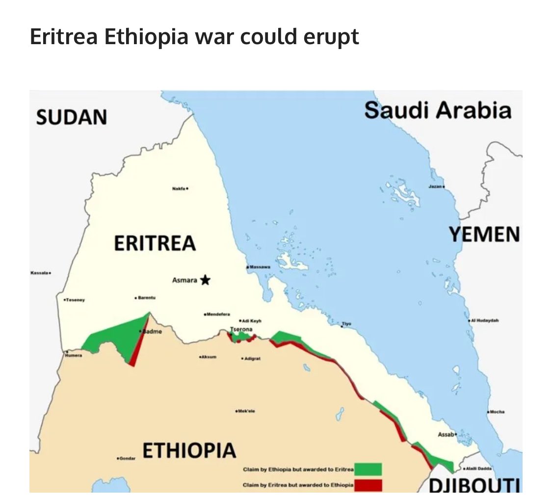 BurushAlex's tweet photo. The Horn of Africa is once again on edge as tensions between Eritrea and Ethiopia reach a boiling point. Despite the recent resolution of the Ethiopia-Somalia dispute through Turkish mediation, the region now faces a new threat: the possibility of a full-scale war between Eritrea and Ethiopia.
