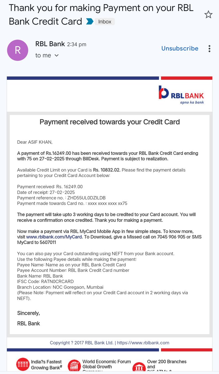 KIRRRAK123's tweet photo. @rblbank @RBLBankCares your recovery agency made the payment of my credit card without my consent, stop this illegal activities immediately and take action.

Fyi
@RBI @RBIsays @714290 
#kkv https://t.co/j4teXVNvPS