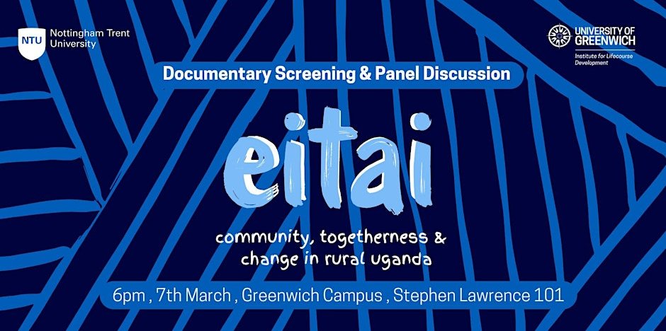 NRI (@nrinstitute) on Twitter photo 🎬Explore community and culture with EITAI!🍿
🎥 Join NRI & <a href="/ILD_Greenwich/">ILD | Institute for Lifecourse Development</a> for the screening of ‘EITAI’, a moving documentary exploring Indigenous Knowledge, community and togetherness in #Uganda. Directed by <a href="/sonyanga1/">Sonyanga Ole Ng'ais</a>.
🗓️ 7 March
RSVP: tinyurl.com/bdr4wa4v 🎬Explore community and culture with EITAI!🍿
🎥 Join NRI & <a href="/ILD_Greenwich/">ILD | Institute for Lifecourse Development</a> for the screening of ‘EITAI’, a moving documentary exploring Indigenous Knowledge, community and togetherness in #Uganda. Directed by <a href="/sonyanga1/">Sonyanga Ole Ng'ais</a>.
🗓️ 7 March
RSVP: tinyurl.com/bdr4wa4v