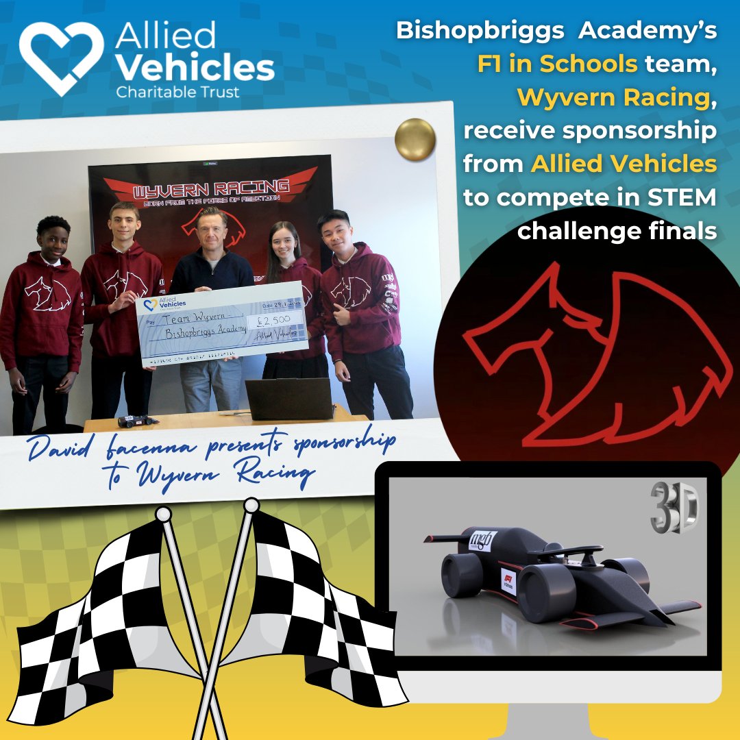 Allied Vehicles Group (@avgroupuk) on Twitter photo A team of young engineers from Bishopbriggs Academy is preparing to showcase their technical expertise on the national stage, with support from Allied Vehicles. ποΈπ¨π
Read more at: ow.ly/2WfY50V5ZlZ
#WeMovePeople #F1inSchools #STEM <a href="/BishopbriggsAC/">Bishopbriggs Academy</a> A team of young engineers from Bishopbriggs Academy is preparing to showcase their technical expertise on the national stage, with support from Allied Vehicles. ποΈπ¨π
Read more at: ow.ly/2WfY50V5ZlZ
#WeMovePeople #F1inSchools #STEM <a href="/BishopbriggsAC/">Bishopbriggs Academy</a>
