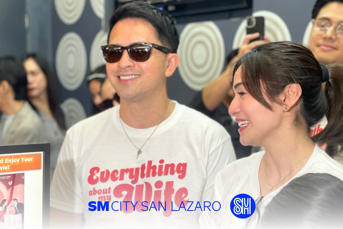 smcitysanlazaro's tweet photo. ✨ #SpottedAtSMSanLaz ✨

We can feel the 💞'KILIG'💞 VIBES when #EverythingAboutMyWife stars Dennis Trillo and Jennylyn Mercado dropped by here at #SMSanLaz 😍

Get ready to feeling EVERYTHING and watch their comeback movie at SM Cinema San Lazaro 💘

#EverythingsHereAtSM #AweSM https://t.co/kwBLZz7JIK