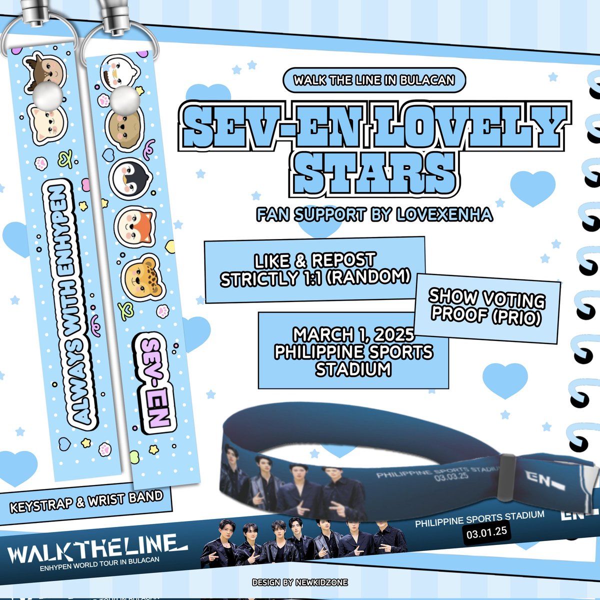 LovexEnha's tweet photo. ✨ ENHYPEN WALK THE LINE/WTL IN BULACAN FREEBIES ✨

fan support by @LovexEnha

❤️OT7 FABRIC WRISTBAND 2 DESIGNS &amp; KEYSTRAP❤️

🌟like &amp; rt
🌟strictly 1:1
🌟on the spot trade only

#WALKTHELINE_IN_BULACAN https://t.co/IzV73al0AY