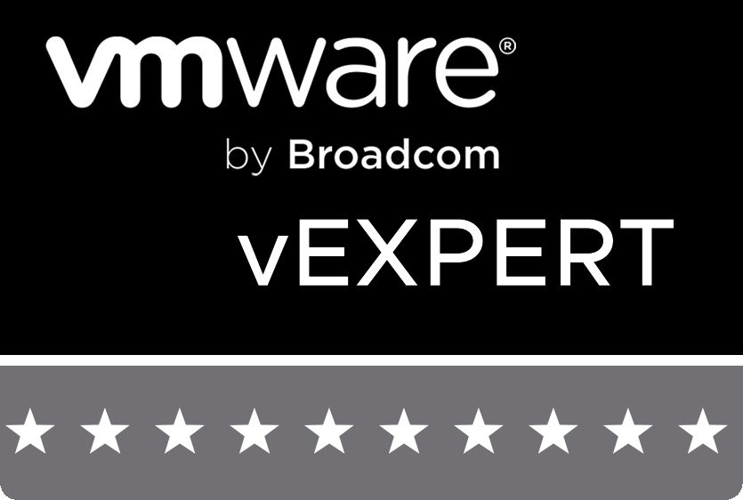 Wow, for the 10th year already. Time flies.

I can honestly say that joining #vExpert has changed my life. It gave me opportunities and a feel of #vCommunity beyond my wildest expectations.

If you would like to learn more or get help getting this as well, let me know!

#VMware