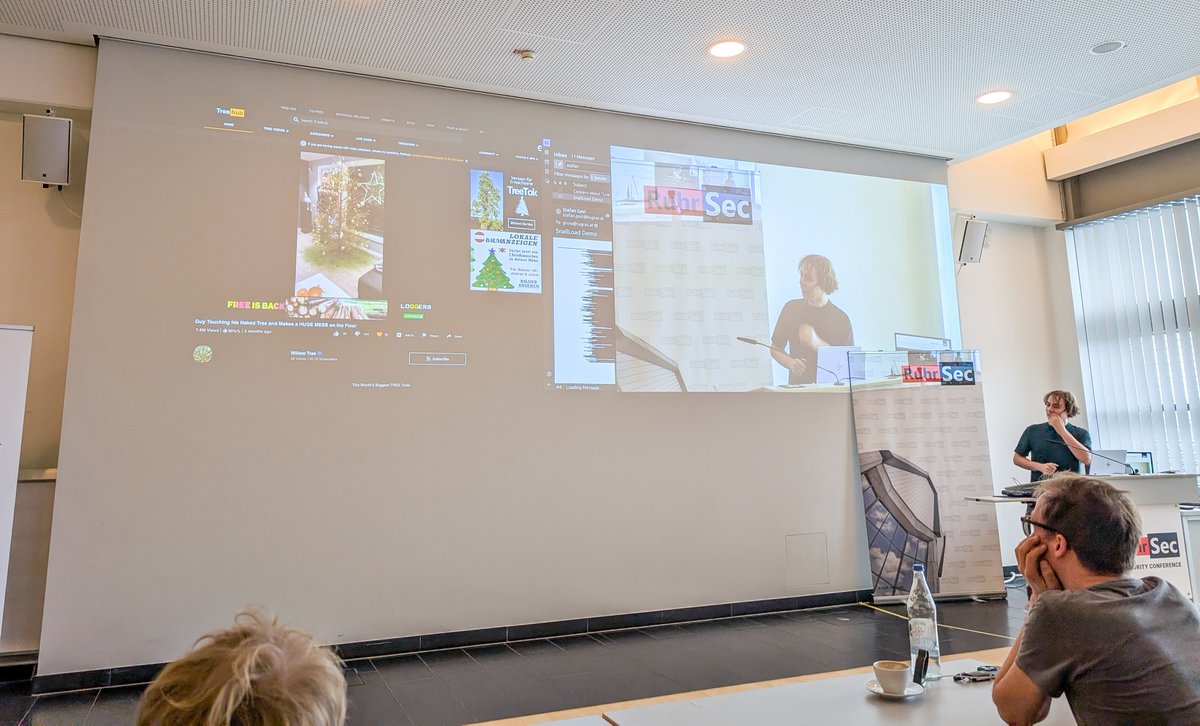 isec_tugraz's tweet image. Last week, @lavados and his PhD students went to Germany and visited #µASC and @ruhrsec!
PhD candidate @notimaginary_ presented his paper “An Analysis of HMB-based SSD #Rowhammer”. 📑👇
uasc.cc/proceedings25/…
#Microarchitecture #security #informationsecurity #cybersecurity