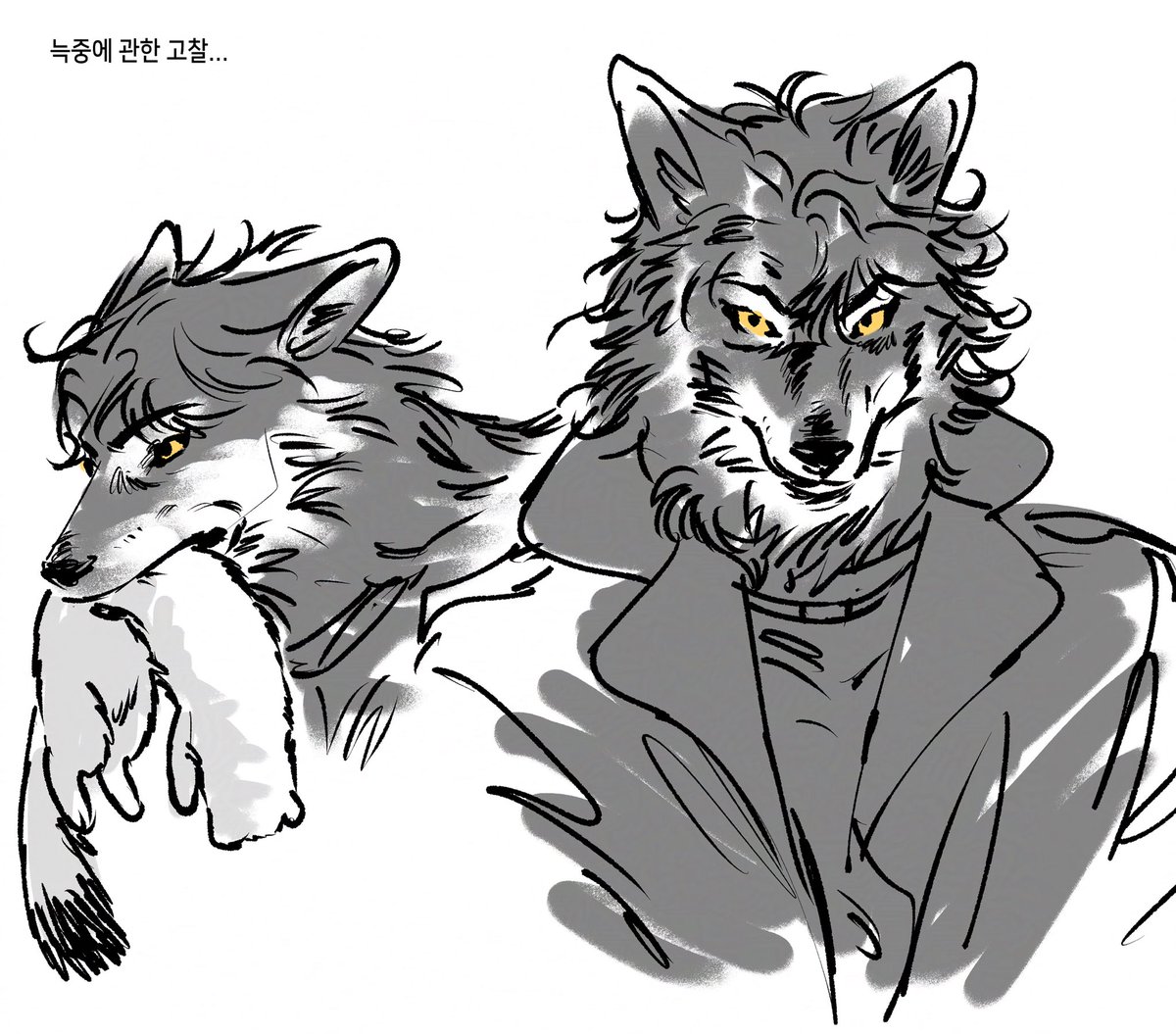 dokdok09's tweet image. 익명스핀님...늦게 확인하여 미안하오
늑중과 독젭(은 분량 거의 없슨)