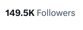 just 500 left till 150K.

feels pretty unreal, appreciate all of you.

thanks for being on this journey with me. 

we are all gonna make it.