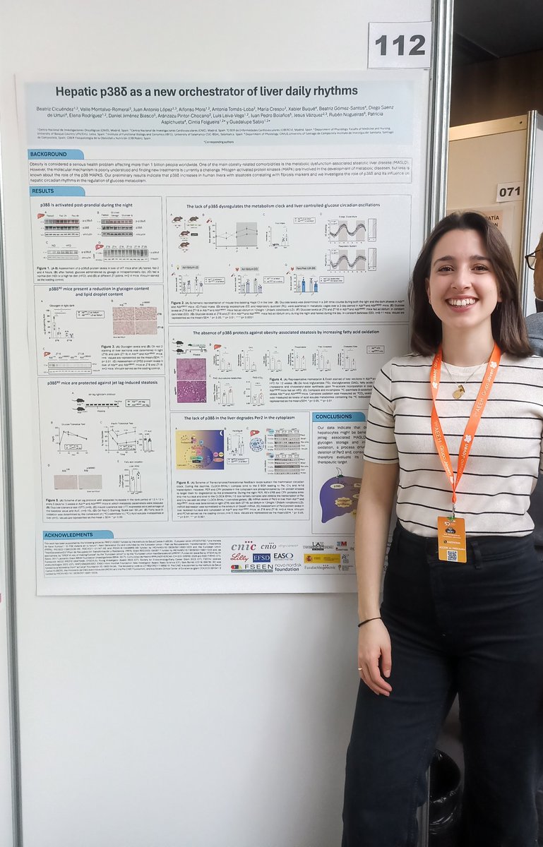Beatriz Cicuéndez (@beacicuendez) on Twitter photo Very grateful and excited to present my results at the 50th Annual Congress of the Spanish Association for the Study of the Liver (AEEH)! #AEEH50 #LiverResearch #ScienceCommunication <a href="/CintiaFolgueira/">Cintia Folgueira</a> <a href="/Gsabiolab/">Guadalupe Sabio</a> <a href="/BecariosFLC/">Becas Fundación "la Caixa"</a> Very grateful and excited to present my results at the 50th Annual Congress of the Spanish Association for the Study of the Liver (AEEH)! #AEEH50 #LiverResearch #ScienceCommunication <a href="/CintiaFolgueira/">Cintia Folgueira</a> <a href="/Gsabiolab/">Guadalupe Sabio</a> <a href="/BecariosFLC/">Becas Fundación "la Caixa"</a>