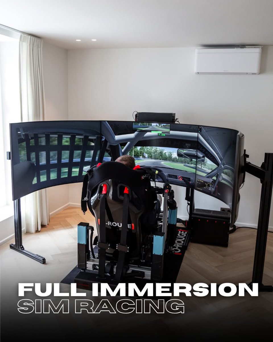 This is not just a simulator—it’s the ultimate racing experience. 💥 

With a €50.000,00 setup, every detail is designed for pure performance and realism. From cutting-edge motion technology to crystal-clear visuals and precision controls, this is as close as it gets to the real