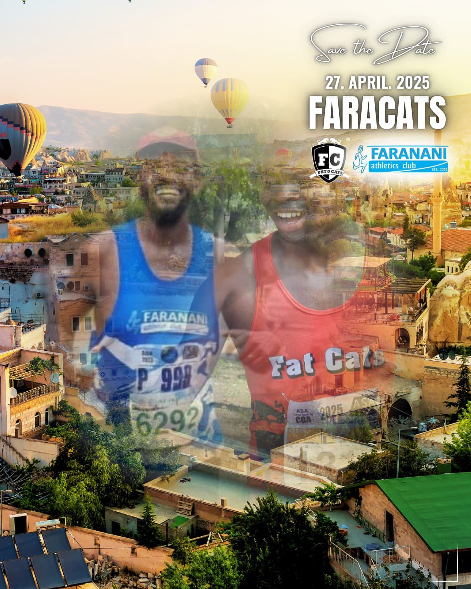 This is the training run you don’t want to miss! Mark 27 April 2025 on your calendar and get ready for an unforgettable experience.  

More details coming soon!  

#FaraCats
#Faranani 💙
#FatCats ♥️🖤
