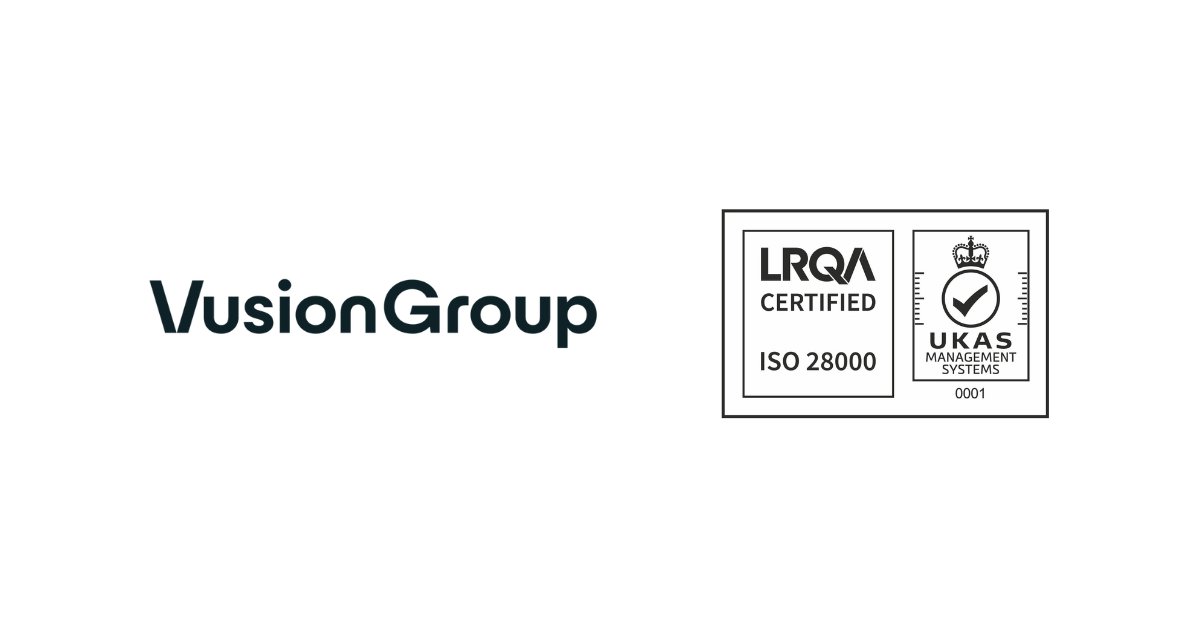 VusionGroup (@vusiongroup) on Twitter photo ✨ VusionGroup Earns ISO 28000:2022 Certification for Supply Chain Security! 
🚀 This prestigious certification covers supply chain management across our warehouses located in Cergy and Herblay, for the distribution activities of IoT and digital solutions at VusionGroup. ✨ VusionGroup Earns ISO 28000:2022 Certification for Supply Chain Security! 
🚀 This prestigious certification covers supply chain management across our warehouses located in Cergy and Herblay, for the distribution activities of IoT and digital solutions at VusionGroup.