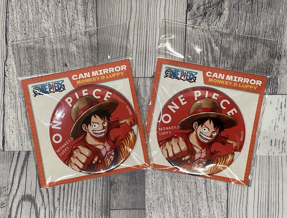 【新商品】原画商品
缶ミラー
モンキー・D・ルフィ
1,320円(税込)
好評発売中！
#麦わらストア #ONEPIECE