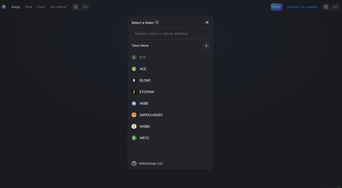 It’s time to list a new token on the HebeSwap whitelist! 

Could it be the token you’ve been waiting for? 

Let us know what you think ！！！

🚀 #ETCArmy #ETC $ETC #EthereumClassic