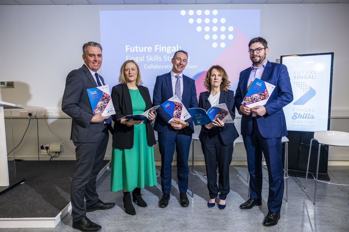 Fingal County Council has launched its new Future Fingal: Fingal Skills Strategy, which looks to directly address workforce needs, enhance business opportunities, and strengthen Fingal’s position as a leading economic hub. Full article here:
fingal.ie/news/ambitious…

#FutureFingal
