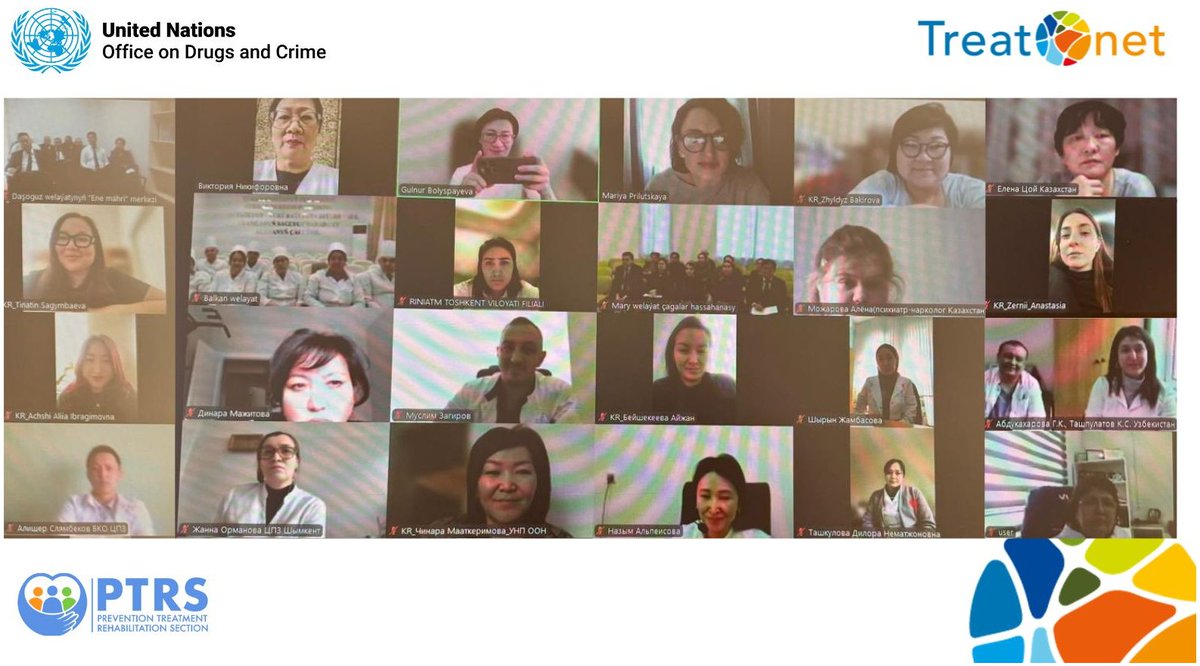 .<a href="/UNODC_ROCA/">UNODC in Central Asia</a>, in collaboration with <a href="/UNODC_PTRS/">UNODC Prevention Treatment Rehabilitation Section</a> organised a four-day regional workshop on #women &amp; #stimulants for professionals from the #CentralAsia region, examining the current #challenges &amp; #effective approaches to the #treatment of #stimulant use disorders

#ScaleUp