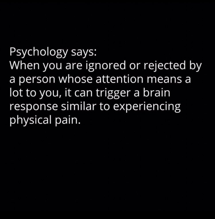 💜 Totally agree with this, especially at a very young age and by care givers. 💜
#rejection #emotionalhealth #trauma