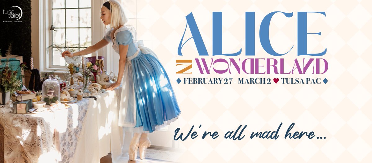 COOL Music Ltd. (@coolmusicltd) on Twitter photo Tulsa Ballet's 'Alice in Wonderland' with an original score by <a href="/AlexharwoodMuso/">π° π π π‘ π π π π π π· π π π π π π</a> premieres today at <a href="/TulsaPAC/">Tulsa PAC</a>!
#TulsaBallet #AliceInWonderland <a href="/TulsaBallet/">Tulsa Ballet</a> Tulsa Ballet's 'Alice in Wonderland' with an original score by <a href="/AlexharwoodMuso/">π° π π π‘ π π π π π π· π π π π π π</a> premieres today at <a href="/TulsaPAC/">Tulsa PAC</a>!
#TulsaBallet #AliceInWonderland <a href="/TulsaBallet/">Tulsa Ballet</a>