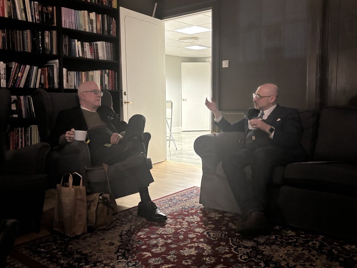 It was an honor to discuss current affairs with <a href="/OGutierrezCuba/">Orlando Gutiérrez</a> , one of the leaders of the Cuban democratic forces. As totalitarian regimes unite against the free world, all who cherish freedom must stand together in defense of democracy. Grateful to the <a href="/HepaticaInfo/">Hepatica</a> for