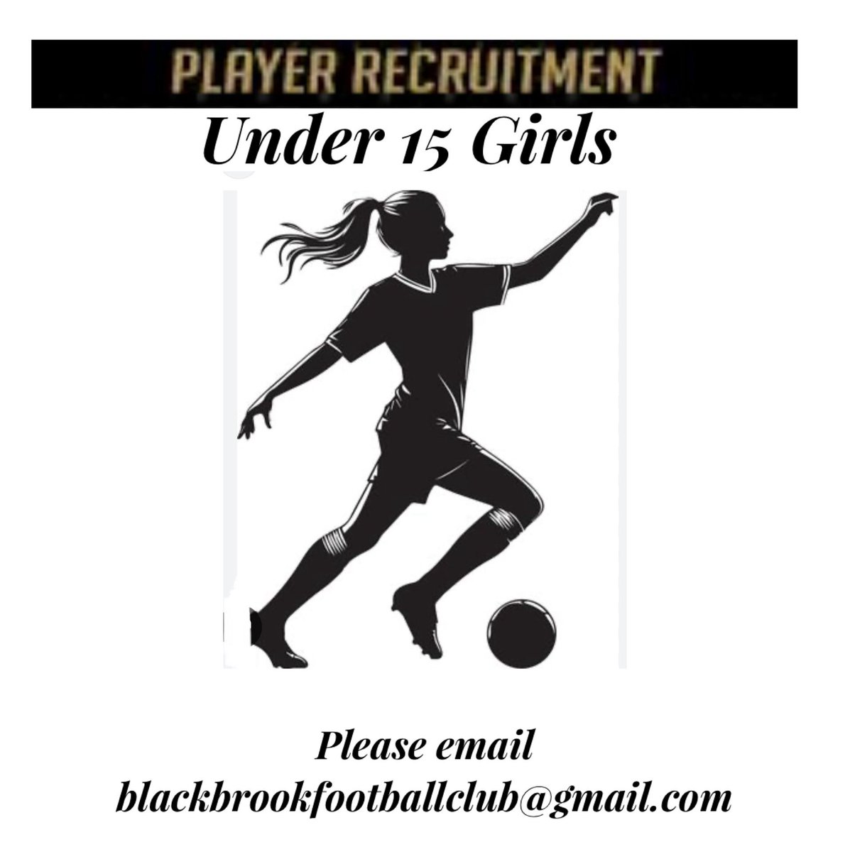 Our little ladies are recruiting for next season so if anyone would like to get involved please get in touch.

If your daughter, niece, friend ect is interested in a new challenge and joining a great bunch then look no further.

Can people please share 

#upthebrook
