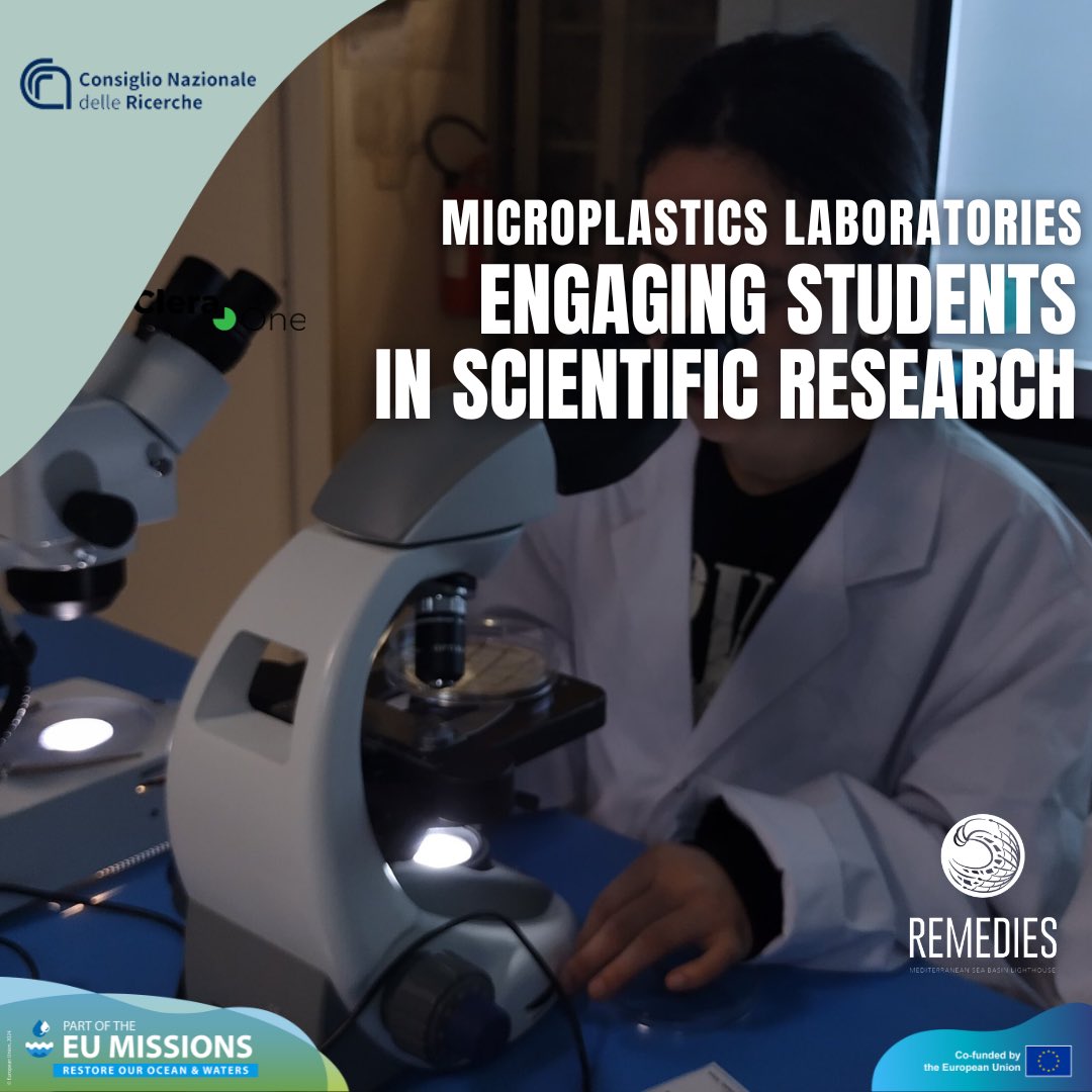 remedies_EU's tweet image. 🔬 Students from IIS  Majorana Maitani dive into scientific research at OrvietoScience2025 with the support of @CNRsocial_ 

#OrvietoScience2025 #Microplastics #EnvironmentalResearch #StudentScientists #REMEDIESforOcean #CNR&quot;