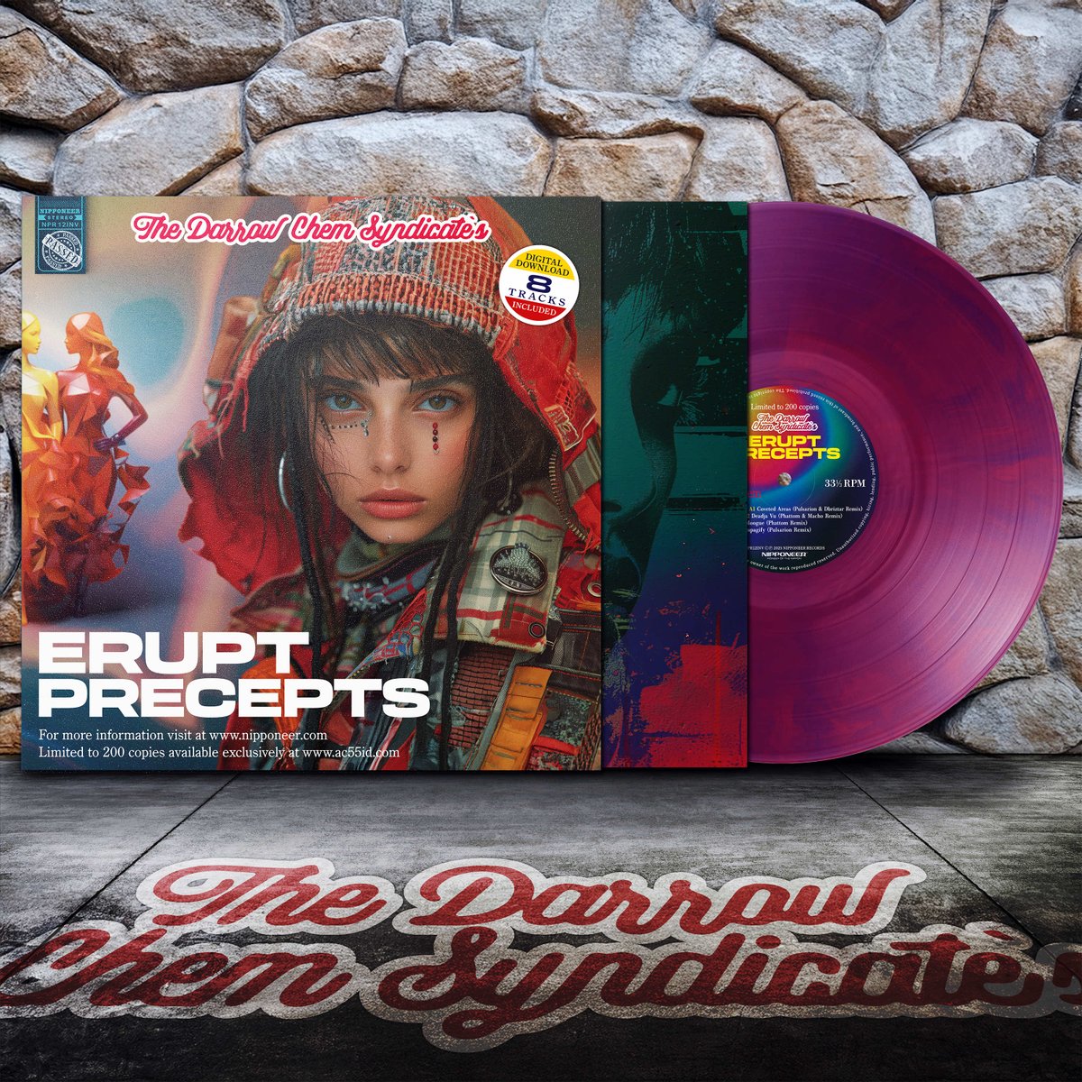 👊⚡ LIMITED VINYL ALERT! ⚡👊

💿 The Darrow Chem Syndicate – Erupt Precepts
🎛️ Nipponeer Records | NPR-12INV
🚨 First vinyl release from Nipponeer Records in 15 years! A powerhouse of Breakbeat, UK Bass &amp; Acid Breaks, featuring remixes from Pulsarion, Phattom, Sergei Orange &amp;