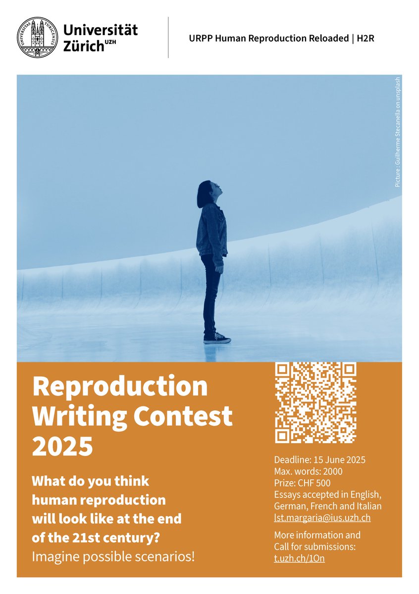 The URPP Human Reproduction Reloaded is delighted to announce the first edition of the Reproduction Writing Contest!