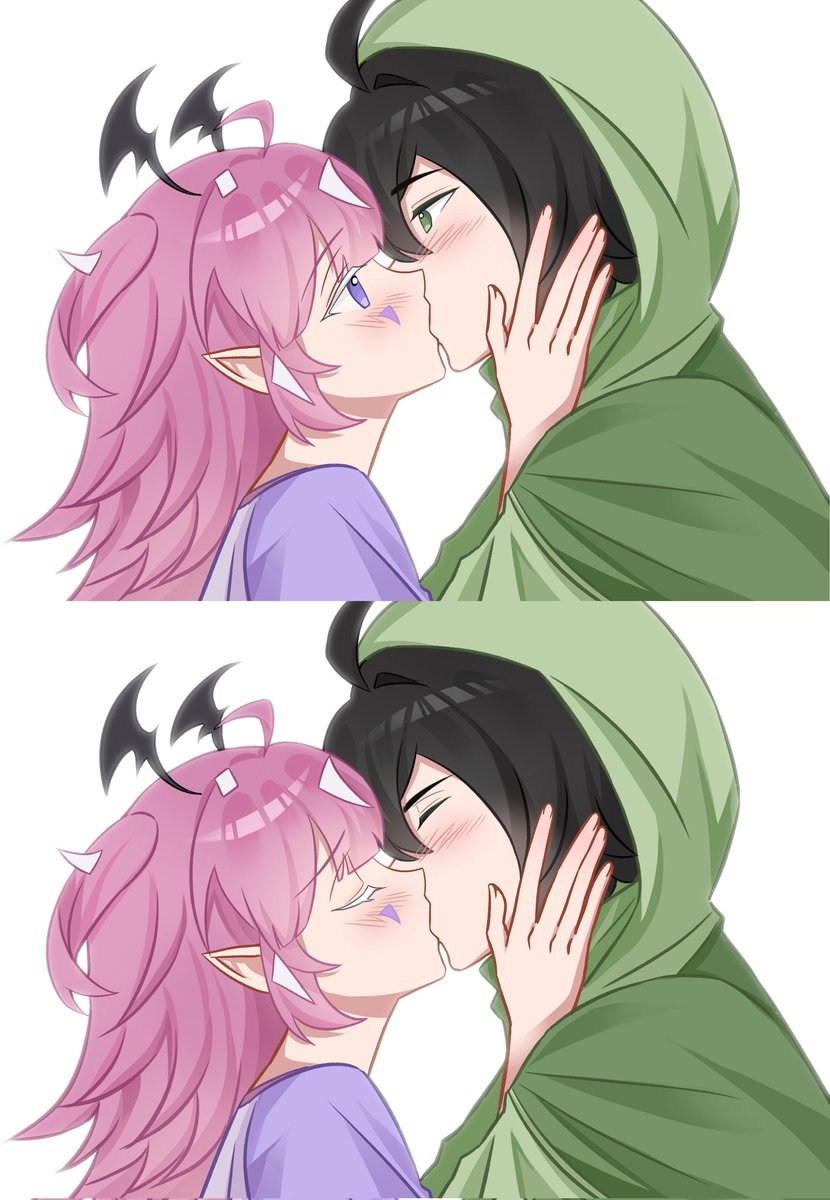 pinkpink939's tweet photo. 是委托，vc亲吻🥰 https://t.co/fOpPaQnPEK