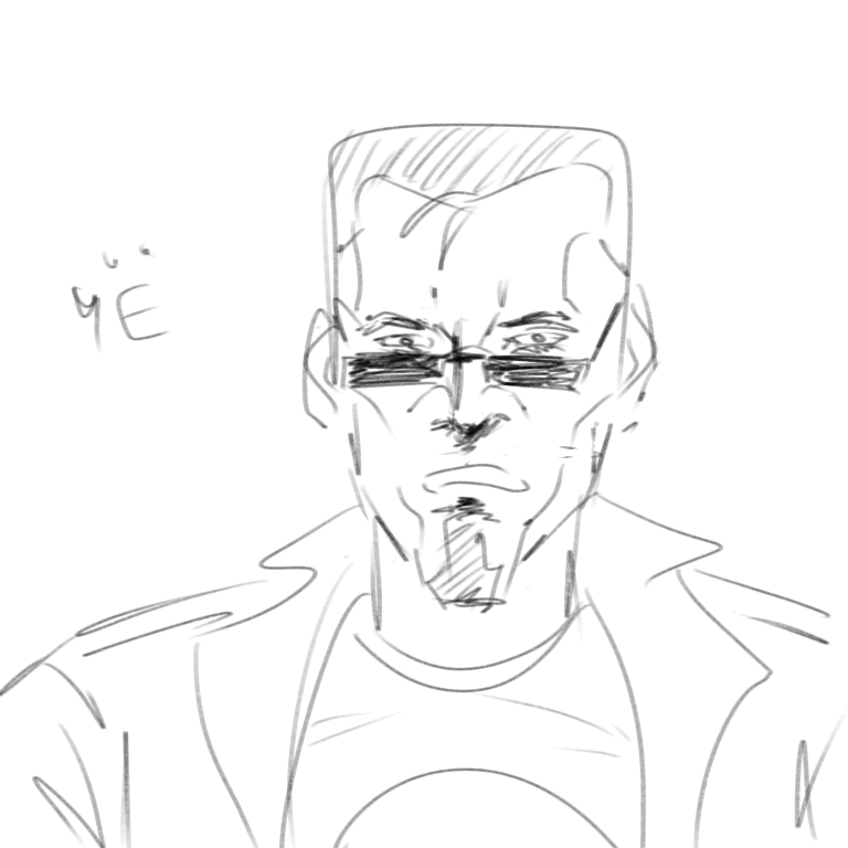 cust_vik's tweet image. Fast sketch to test new stylus idk #postal