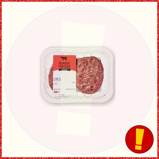 terughaalacties's tweet image. Terugroepactie ALDI Rundertartaar!
In een partij rundertartaar van ALDI kan de schadelijk E.coli bacterie zitten. Eet deze tartaar niet!
Lees hier om welke partij het precies gaat en wat je moet doen: productwaarschuwing.nl/2025/02/terugr…
#ecoli #stec