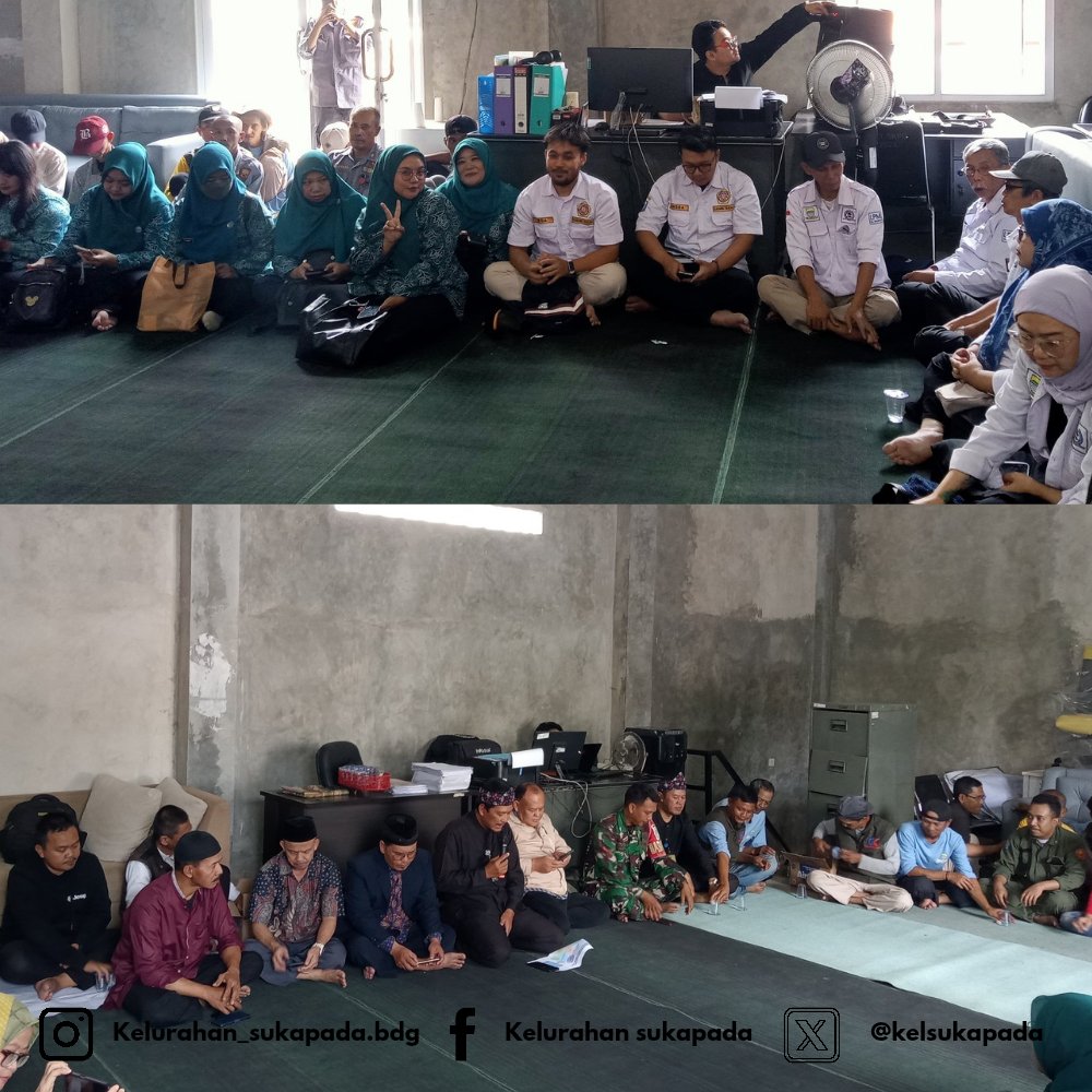 KelSukapada's tweet photo. Giat Lurah Sukapada memimpin Rapat Koordinasi, Silaturahmi dan Doa bersama menyambut Bulan Suci Ramadhan 1446 H bersama bersama LKK,ASN dan Non ASN Se Kelurahan Sukapada. Kamis, 27 Februari 2025.
-
#kelurahansukapada
#marhabanyaramadhan
#1446H https://t.co/20mXIAtccT