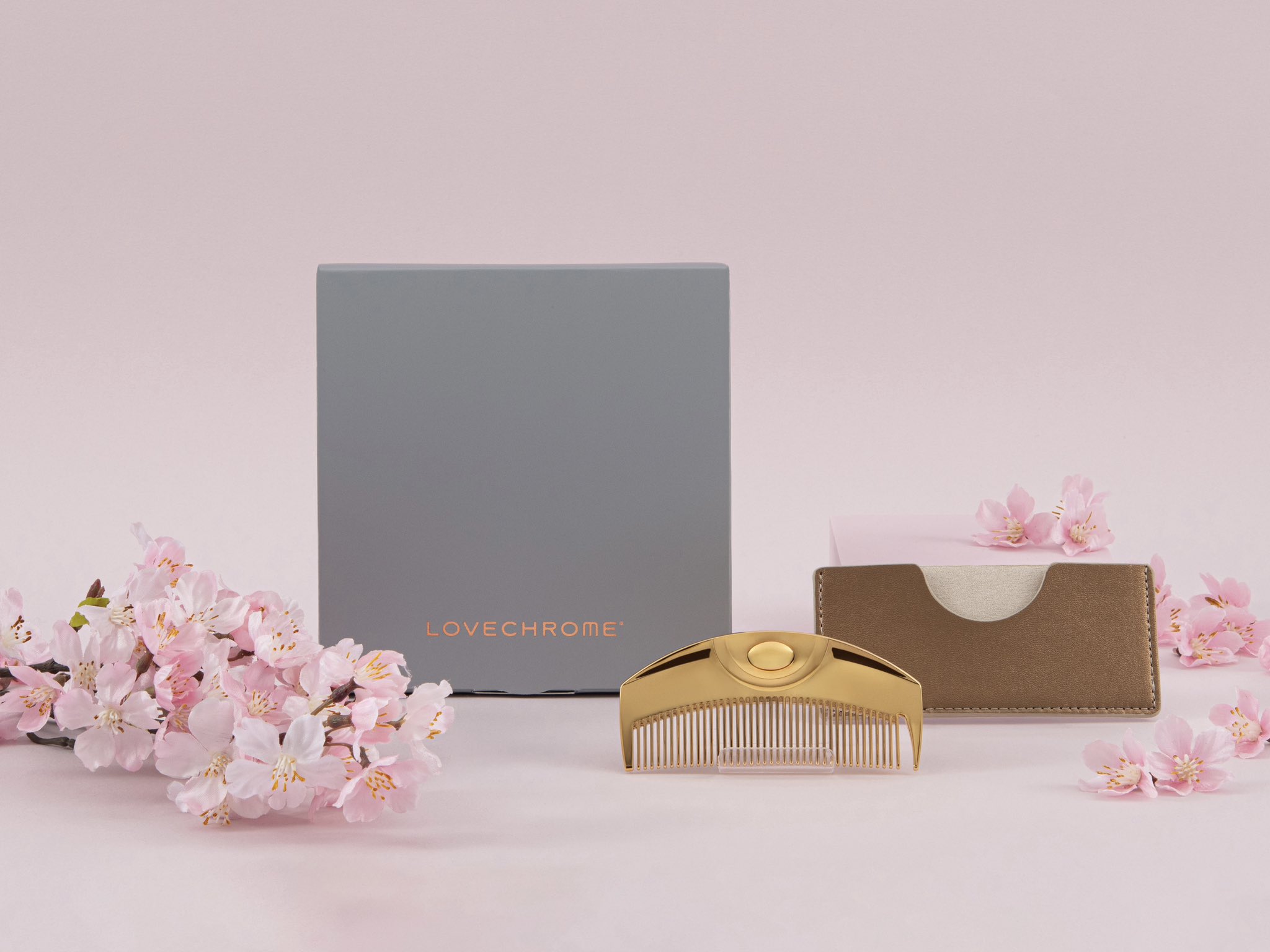 【LOVECHROME】2024 ラブクロム TSUKICOMB BOX ラブクロム ギフトボックス ツキ&ツキケース（ブラウン）