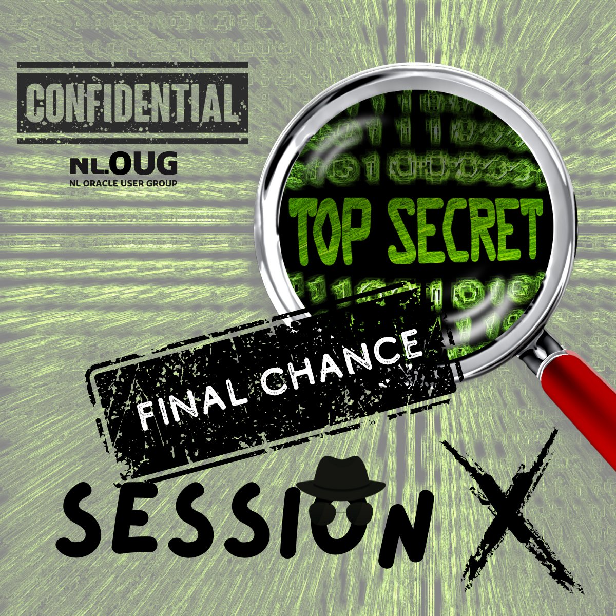 We've only got 2 more spots for the Session X meetup!

We know we've been secretive, but its worth it! You really want to be sitting front row here...

nloug.nl/en/events/meet…