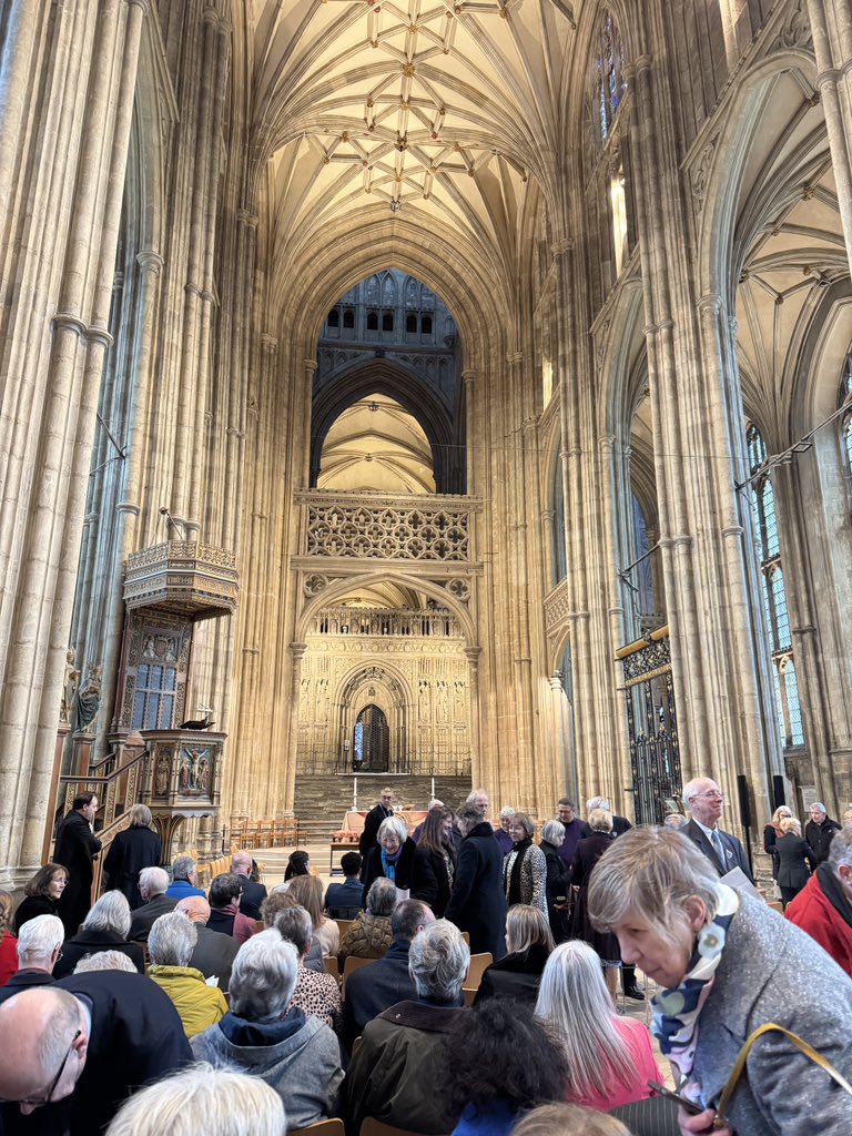 Delighted to be @Canterburycathedral for the consecration of Andrew Norman the new Suffragan Bishop <a href="/DioceseinEurope/">Diocese in Europe</a>