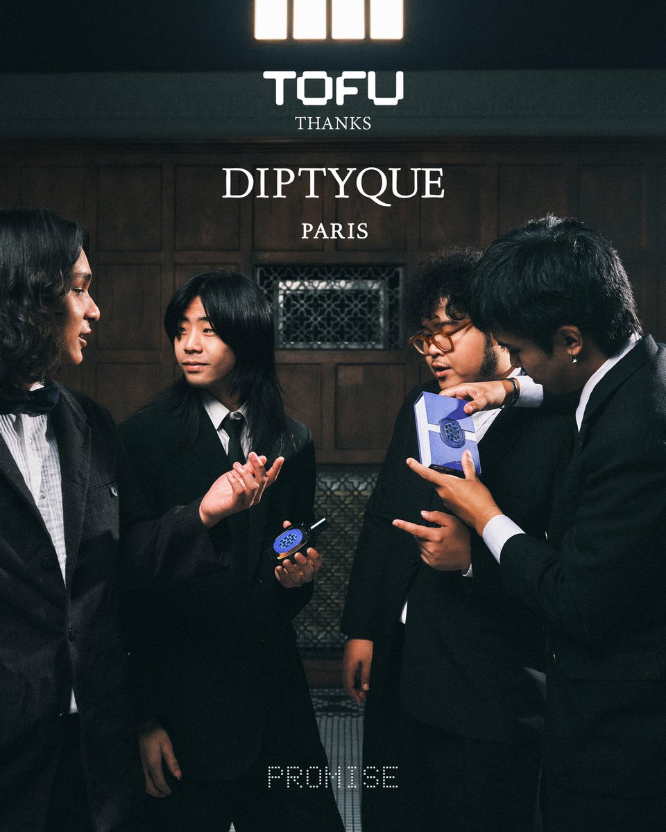 We would like to express our sincere gratitude to Diptyque. As scent is widely considered the most powerful trigger of memories, the limited-edition Orphéon beautifully captures this, with its unique aroma evoking significant moments in life.

#PROMISE #TOFU #Diptyque #Orphéon