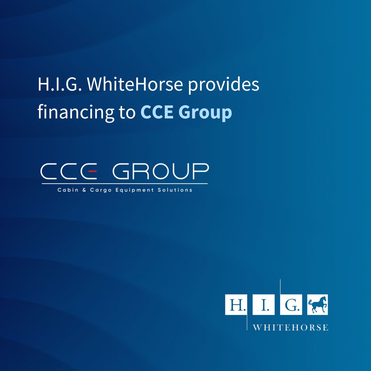H.I.G. WhiteHorse Provides Financing to CCE Group #HIGCapital #PrivateEquity #WhiteHorse #Lending
Learn more: bit.ly/41xDcO4