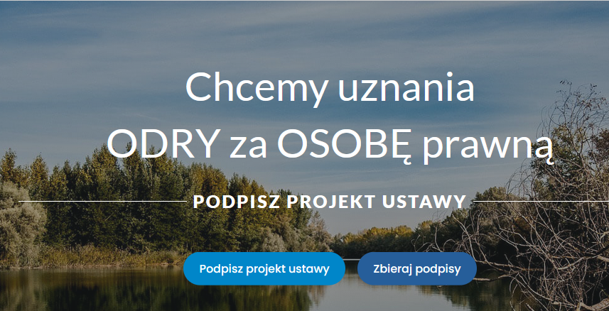 Pomóż zbierać podpisy ✍️ po inicjatywą ustawodawczą nadającą osobowość prawną Odrze ➡️ ustawa.osobaodra.pl Zostało tylko 4️⃣9️⃣ dni na zebranie 100 tysięcy podpisów.