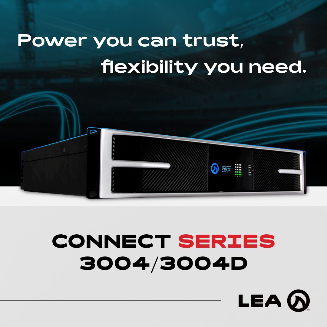 HLGroup_UK's tweet photo. Power your venue! 💥
Introducing @LeaProfessional's CS3004/3004D: 
4-channel, 3000W/channel smart amp!

✅ Cloud control
✅ HiZ/LoZ selectable
✅ Wi-Fi, Ethernet, Dante, AES67

Perfect for large installs! Contact @HLGroup_UK for details.
#ProAudio #SmartAmp #IoT #UAE #KSA #Dubai https://t.co/cUTgAhyfvs