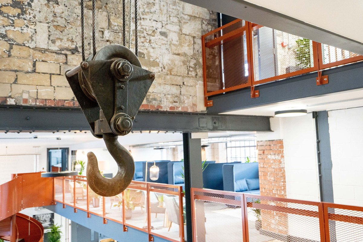 Beautiful Bath! Here are just a few examples of the original features we’re proud to have preserved at #NewarkWorks.

Formally an old crane factory built in the 19th Century, from original wooden rafters to Bath Stone walls there’s history and charm everywhere you look...🪝