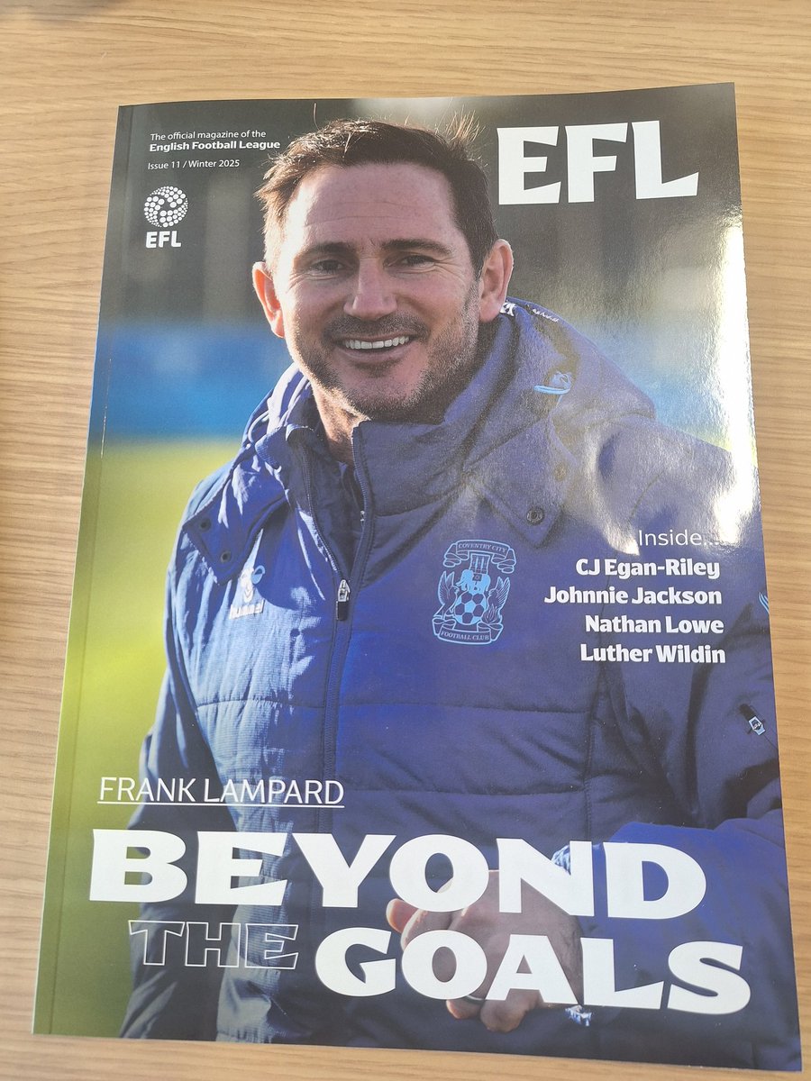 Will Evans (@willevo20) on Twitter photo A pleasure to contribute to the latest edition of the #EFL magazine. ✍️ 📖
A huge thanks to <a href="/JohnsonReda/">Reda JOHNSON</a> who spent time with me talking through his journey from player to coach!
You can check it out here: efl.com/news/2025/febr… A pleasure to contribute to the latest edition of the #EFL magazine. ✍️ 📖
A huge thanks to <a href="/JohnsonReda/">Reda JOHNSON</a> who spent time with me talking through his journey from player to coach!
You can check it out here: efl.com/news/2025/febr…