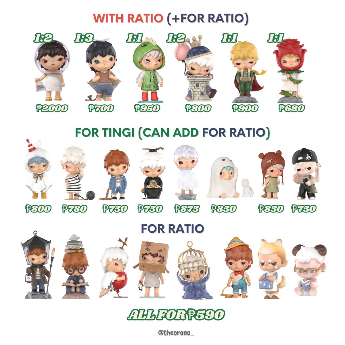 theorono_'s tweet photo. 𓐐𓎩  WTS / LFB  
RANDOM HIRONO &amp; KUBO ! 🗞️🛋️

→ unsealed; all with box, foil &amp; pc
→ prices on the pic
⭐️ if buying whole set : ₱17k
→ onhand
→ prio PAYO, set taker, who'll buy more
→ reply/dm to mine

PLEASE HELP RT!
tags: com mime little mischief little prince clot https://t.co/HjVW7kAkVv