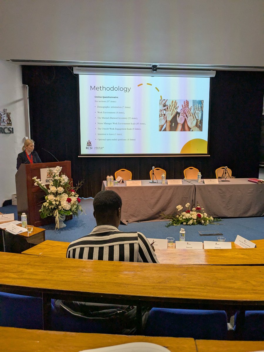 Dr Catherine Fitzgerald, RCSI talking about levels of burnout and turnover in Directors of Nursing. #RCSIFNMConf2025