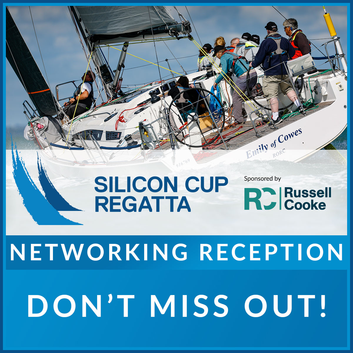 Our networking reception on Tuesday 25 March is the best place to meet past and prospective members of #TheSiliconCup and learn all about the #charities we support! 

Sign up for the event: bit.ly/41rxa1F

#sailing #regatta #fundraising #IT